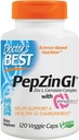 Doctor's Best Zinc Carnosine Complex with Pepzin Gi Veggie Caps, 120 Count