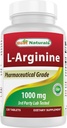 (חדש שיפור פורמולה) הטוב ביותר טבעי L-Arginine 1000 מ"ג 120 טבליות - תוספי פרמצבטיים L Arginine מקדם Nitric Oxide Synthesis