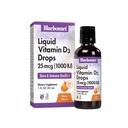 BlueBonnet ויטמין D3 1000 IU 25mcg Strong Bones & Immune Support Supplement - נוזלים עבור נשים וגברים - Lanolin VIT D טיפות עם שמן MCT - Non-GMO, Vegetarian - Citrus Flavor - 1 Fl Oz