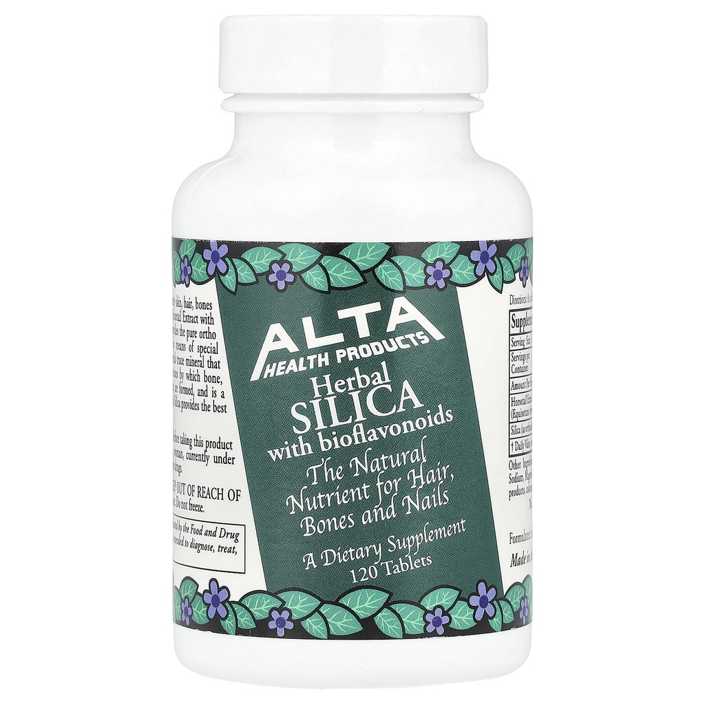 Alta Health Products, Herbal SILICA עם bioflavonoids, Tablet, 120 Count