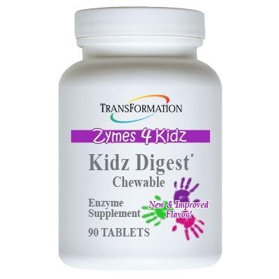 הובלת GENESIS of GOOD HEALTH Enzymes Kidz Digestive Enzyme Supplement Chewable, לקדם בריאות וחיסול לילדים, 90 טבליות