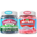 Butyrate Gummies with Probiotic + Prebiotic + Postbiotic + Gum סיבים למבוגרים