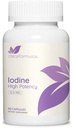 High Potency Potassium Iodine תוסף - Potassium Iodide USP ו- Free Iodine קפסולות 12.5 מ"ג Precise Dosage בלגן - קפסולה אלטרנטיבית לתוספת של Lugol עבור Thyroid Energy & Immunity (3 חודשים) 3 חודשים)