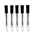 5PCS/5ML Reusable Redlash Growth Oil Mascara Bottles Tube Holder Eyelash Wand Vials עם Brush