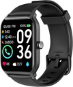 Smart Watch for Men (Answer / Make Call),Alexa Built-in, 1.8 "Fitness Tracker with Heart Rate Sleep SpO2 Monitor,100 Sport Mode,5ATM חסיני מים, מעקבי יעילות וצופים חכמים עבור iOS ו- Android Phones