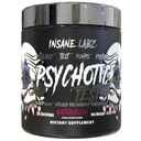 Insane Labz Psychotic Test, High Stim טסטוסטרון Energy and Pump Boosting טרום-Workout אבקה עם DMAE Bitartrate, D Aspartic Acid, Creatine HCL ו- Glycerol Monostearate, 30 משרתים, Watermelonon