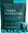 סוכר חינם Creatine Monohydrate Gummies (5g Per Packet) - חניכיים קריאטין עבור גברים ונשים, תוספת לתמיכה שרירים, פונקציונליות קוגניטיבית - non-GMO, Gluten-Free, Mucuna Pruriensensensensensensense