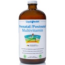 LIQUIDHEALTH Prenatal / postnatal מספר עצום של נשים נוזליות עם Real Folate - Pre & Postnatal ויטמינים לפני, במהלך, לאחר הריון - מיוצר בארה"ב, טבעוני, סוכר חינם, non-GMO (32 oz)