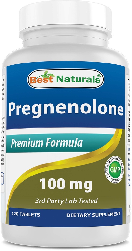Best Naturals Pregnenolone 100 מ"ג טבליות