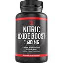 תוסף Nitric Oxide Booster, 1600mg תוספת כוח L-Arginine, Citrulline Malate, ו-Alpha-Ketoglutarate (60 Count, 1 Bottle)