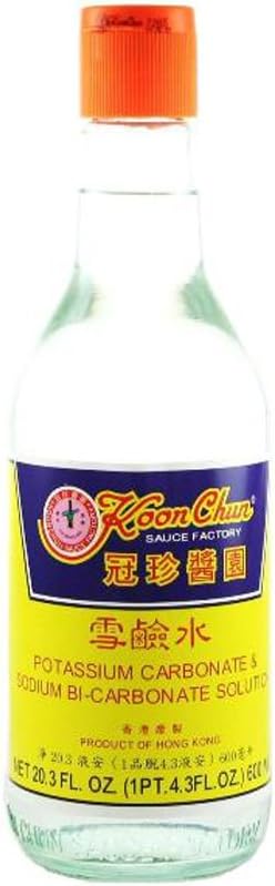 הפתרון של Potassium Carbonate & Sodium Bi-Carbonate (Lye Water) - 16.9fl oz (Pack of 2)