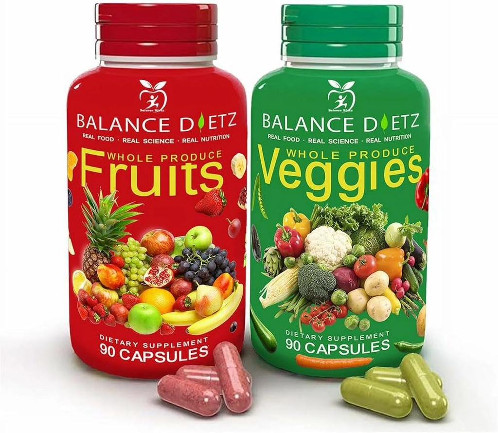 פירות שלמים ותוספים Veggies, 90 קפסולות פירות, 90 קפסולות Veggie