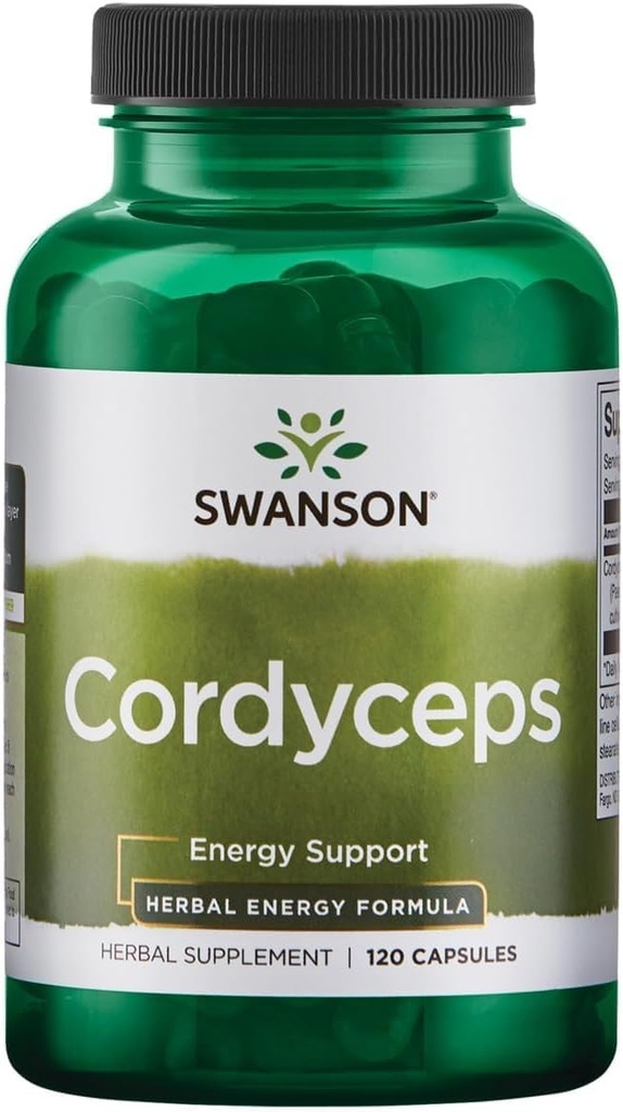 סוונסון Cordyceps 600 מיליגרם 120 קפסולות