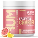 אבקת RAW Pre-Workout, Essential CHARGED (Citrus Grapeפרי) - תוספת Preworkout לגברים, נשים - תמיכה להתמקד, Mood, ביצועים - Caffeine, Alpha-GPC, L-Citrulline, Alan (25 משרתים)