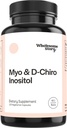 Wholesome Story Myo-Inositol & D-Chiro Inositol Supplement for Women | Fertility Supplements for Hormonal Balance & Ovarian Health Support | Myoinositol | Ideal 40:1 Ratio | 30 Servings