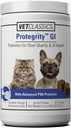 Vet Classics Protegrity GI Probiotics for Dogs & Cats for Stual Quality & Gastro מעיים בריאות, תומך בבריאות GI בלחץ ומאוזנת, 45 צ'אדות רכה