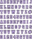 74 Pack Letter קישוט לחשים 0-9 # מספר, אלפבית ABC-Z Characters, ספורט בית קישוט DIY עבור Boy Girl Men and Adults