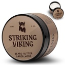 Striking Viking Sandalwood Beard Softener for Men - non-Gry Cream Formula with Natural Ingredients for Hydrated andמרעננים Beards (4oz)