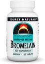 מקור Naturals Bromelain, Proteolytic Enzyme תוסף, 500 מ"ג - 120 טבליות