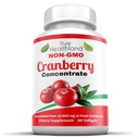 Non-GMO Cranberry Concentrated מ 12,600 מ"ג - משולש חיזוק Softgels - Easy to Swallow Pills for Men & Women, 1 Bottle