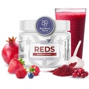 Reds אבקת Super Reds עם 39 Superfoods, Antioxidant-Rich רד אבקת Superfood, Probiotics & Digestive Enzymes for Energy, Metabolism & Gut Health - Red ברי פלפור