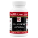 Health Concerns Collagenex 2 - תוסף משותף לתמיכה משותפת וגמישות - Natural Eggshell Membrane for Men & Women - Connective Tissue Support - תוסף סיני - 30 קפסולות