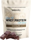 Paleovalley 100% Grassfed Whey אבקת חלבון עם Colostrum, 13g חלבונים, שוקולד, שריר בניין, תמיכה Immune, Gut Health