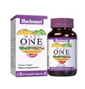 Bluebonnet Nutrition Maxi One (עם ברזל), Whole Food Multiple, Enzymes, Energy, Vitality, Gluten & Milk & Soy Free, Kosher, Vegetarian Friendly, Non-GMO, 2 חודשים אספקה, Beige, 60 Count Count