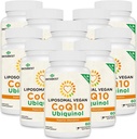 1000 מ"ג Liposomal CoQ10 Ubiquinol, 600 טבעוני Softgels, High Absorption Ubiquinol CoQ10 תוספת, Active Antioxidant Form של Coenzyme Q10 for Heart and Energy Production