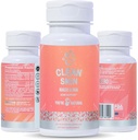 You're NATURAL נקי עור תוסף | תמיכה ב- Skin Support ויטמינים לנשים, Men & Teens, ויטמין A, Zinc, DHA, ויטמין C, ויטמין C, ויטמין C, ויטמין E - Gluten Free - מיוצר בארה"ב - 60 קפסולות