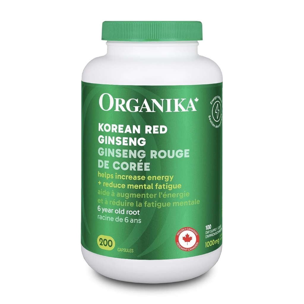 ORGANIKA קוריאה Red גינזנג, 200 CT