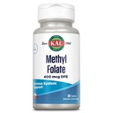 KAL Methyl Folate 400 mcg DFE, 5-MTHF Active Form ויטמין B9, Folic Acid תוסף, Heart Health, Prenatal, Mood ו- Brain Support, Fast Disting ActivTab, 60 יום ערבות, 90 משרתות, 90 טבליות, 90 טבליות, 90 Tablets, 90 Tablets, 90 Tablet