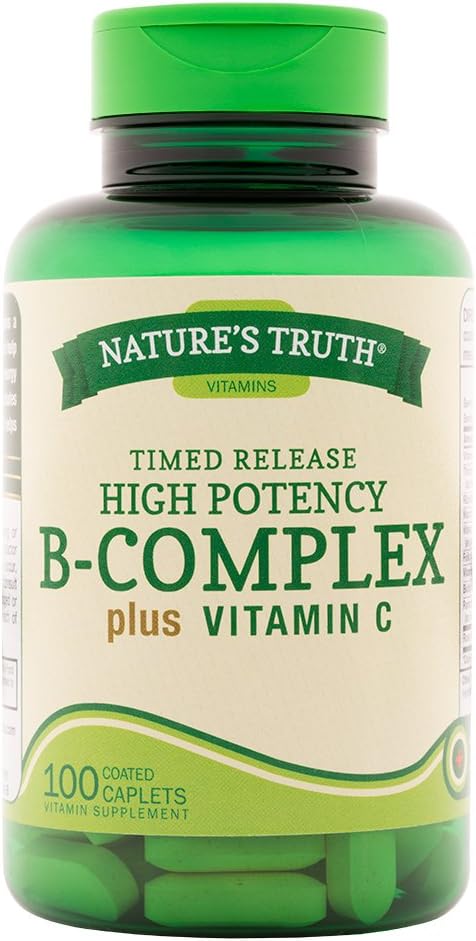 האמת של הטבע B-Complex Plus ויטמין C Time שוחררה, 100 הרוזן (Pack of 3)