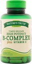 האמת של הטבע B-Complex Plus ויטמין C Time שוחררה, 100 הרוזן (Pack of 3)