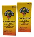 2 Cherifer Syrup Chlorella Growth Factor, Tairine & Lysine 240 מ"ל כל אחד