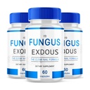 (Pack of 3) Fungus-Exdous - Pills Supports Strong Natural Nails - 180 קפסולות, לבן