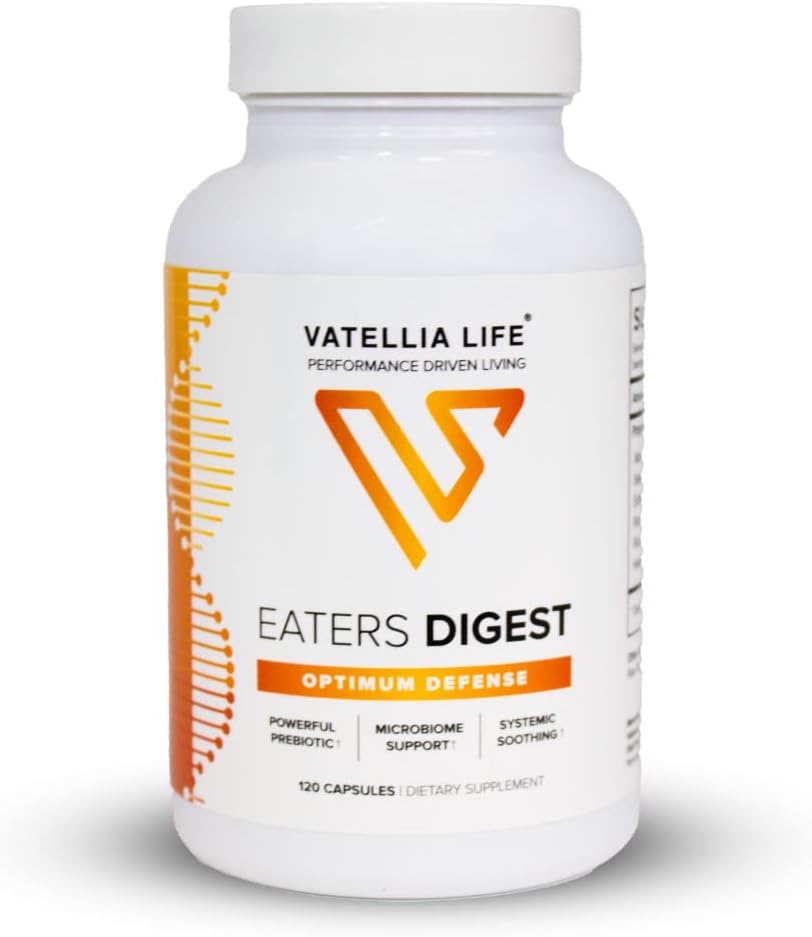 Vatellia Life New from Eaters Digest | Prebiotic | Probiotic | Probiotic | Probiotic | Probiotics Support | Gut Soothing | Healthy Gut Lining | Max Foodsent Absorption