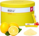 LEMONA ויטמין C אבקה 500 מ"ג קוריאנית תוספי Immune Support B6, B2, On-The-Go Packets ויטמין Healthy Living, Easy to Take Daily Energy Boost Korean Foods Lemon (120Sticks)