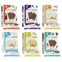 Power Crunch חלבונים Wafer Bars, Variety Pack, ב 6 פלברס 1.4 Ounce Bars (30 הרוזן). חלבונים גבוהים עם טעם טעים