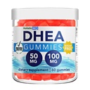 dhea 100 מ"ג 50 מ"ג תוספת לנשים | תוספת dhea עבור גברים | קלינית למד גבוה Absorption | סוכר חינם טבעוני Strawberry חניכיים 60 ימים