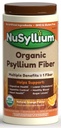 NuSyllium Psyllium Husk אבקת, USDA אורגני, 30.5 Oz, Dietary סיבים תוספת עם Brown Sugar, Helps Digest טבעי *, 72 משרתים