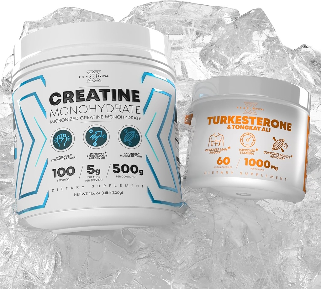 ביצועים Micronized Creatine Monohydrate אבקת תוסף + Turkesterone Gluten חינם, non-GMO, טבעוני