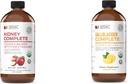 מוצרים טבעיים שלמים Kidney Complete 8oz & Gallbladder 8oz Bundle