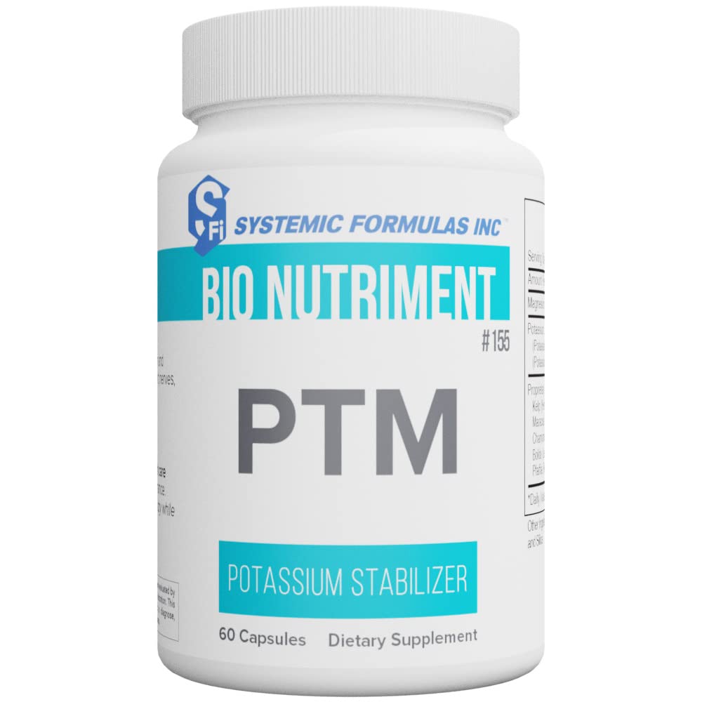 פורמולה מערכתית PTM Potassium Stabilizer 60 קפסולות ביו תזונה #155.