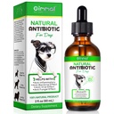 Antibiotics for Dogs, Natural Dog Antibiotics Supports Dog Allergy and Itch Relief, Dog Supplies Antibiotics, Dog Multivitamin for Pets, Bacon Flavor - 60ml / 2.02oz