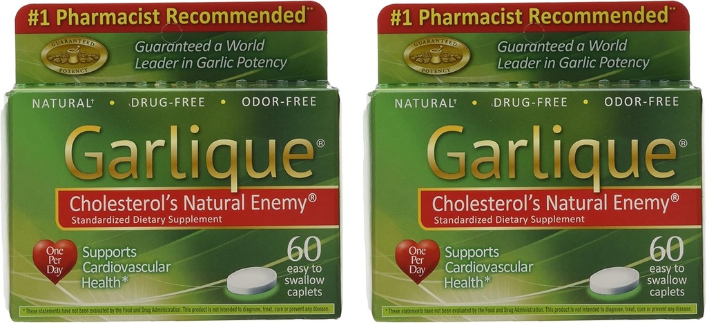 Garlique Caplets 60 טבליות (60 Count)