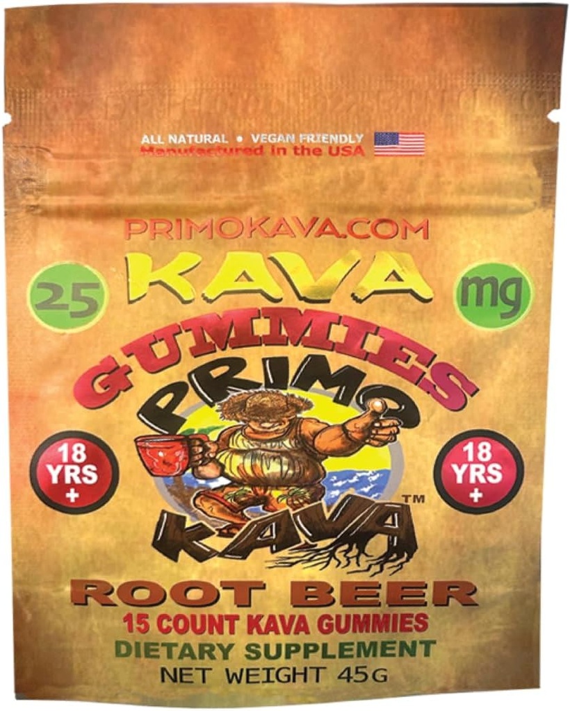 חניכיים | Authentic Kava from Fiji | Fast Acting Kava Root Extract for Calming andlaxation | 25mg Potent Kavalactones | 15 Count |