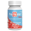 פרופ'רין פורטה-12 מ"ג של אבסוס גבוה של Heme Iron Polypeptide. קל על 90 טבליות. 1 מ"ג של Folic Acid כדי לעזור בייצור Red Blood Cell. לא מושפע מקפה, קלוריות או PPI.