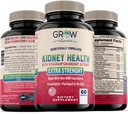גידול ויטמין Premium Kidney ניקויse תוסף - Powerful Kidney Support Formula with Cranberry Extract Helps Support Healthy Kidneys & Urinary Tract Support - 60 קפסולות צמחוניות