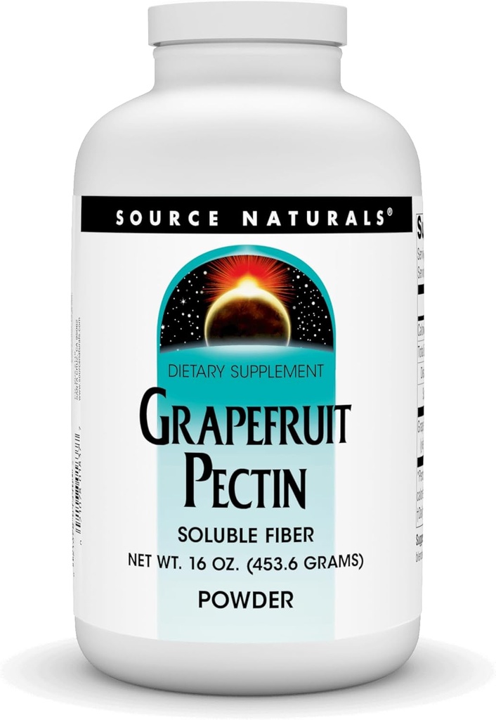 מקור Naturals Grapeפרי Pectin, Soluble סיבים - תוספי תזונה - 16 oz אבקת
